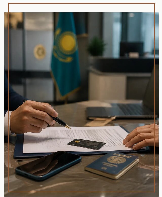Открытие счета и банковской карты в Казахстане в Ростове
